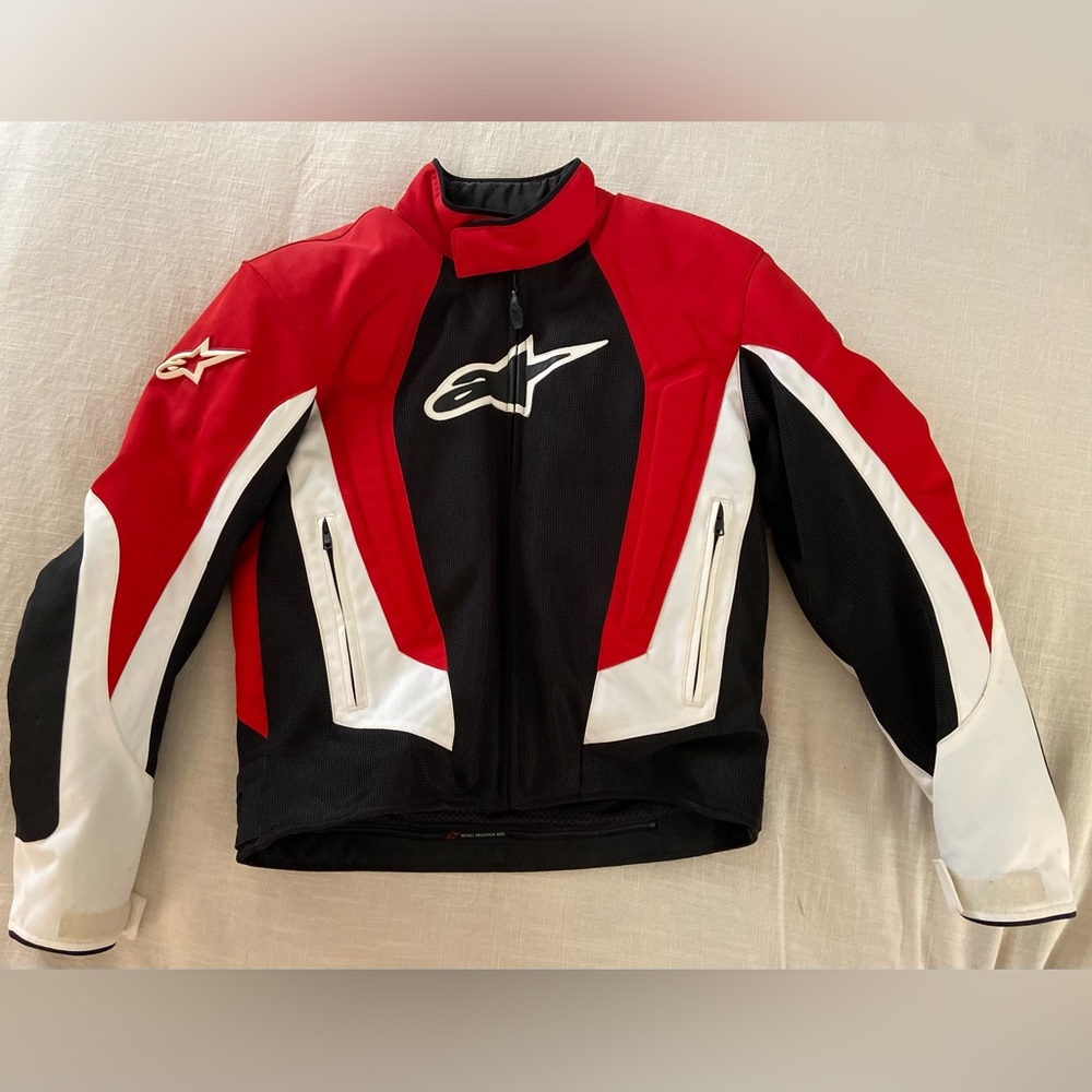Alpinestars padded motorcycle jacket